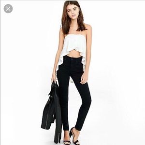 High/low Express Crop Top